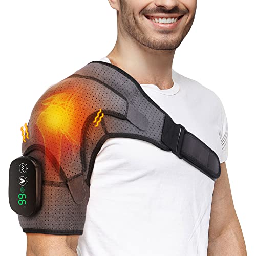 FSA/HSA Eligible Heated Shoulder Pad for Men Women - Deep Relief for Rotator Cuff & Frozen Shoulder