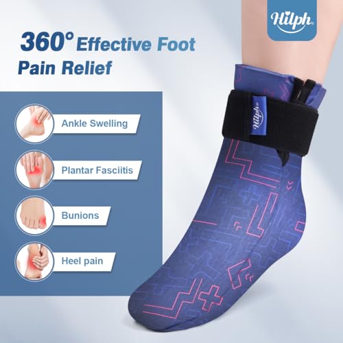 Cold Therapy Socks for Swollen Hot Feet (Blue)