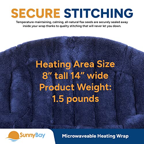 Microwave Heating Pad for Back and Shoulder Pain, 8x14 inch, FSA/HSA Eligible